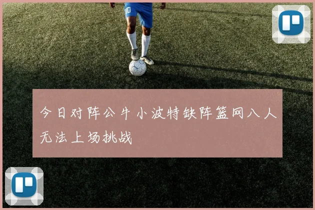 今日对阵公牛小波特缺阵篮网八人无法上场挑战